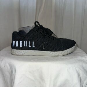 Nobull Outwork Super Fabric Womens Size 7.5 Black Training Lifting Gym Sneakers